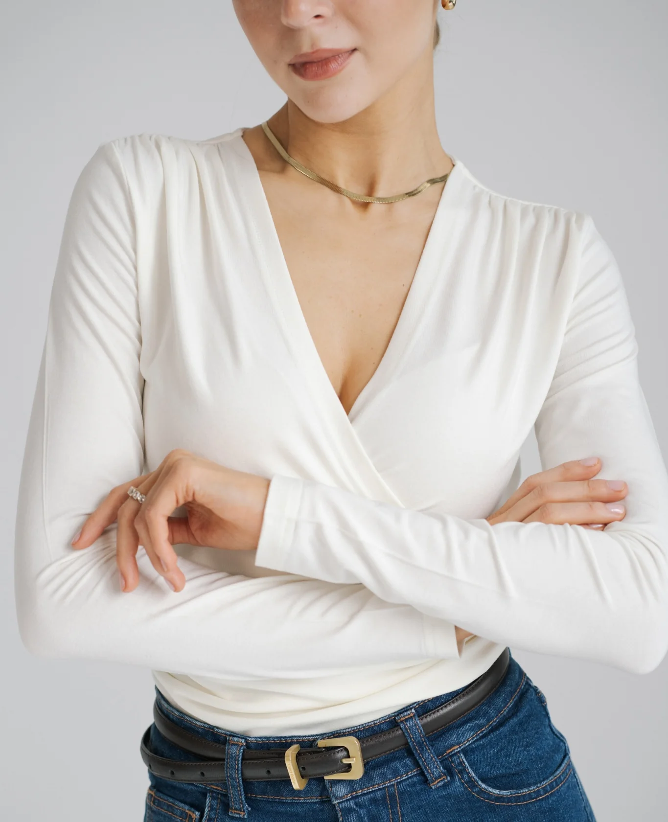Bluzka FAVINA Ecru - Image 2