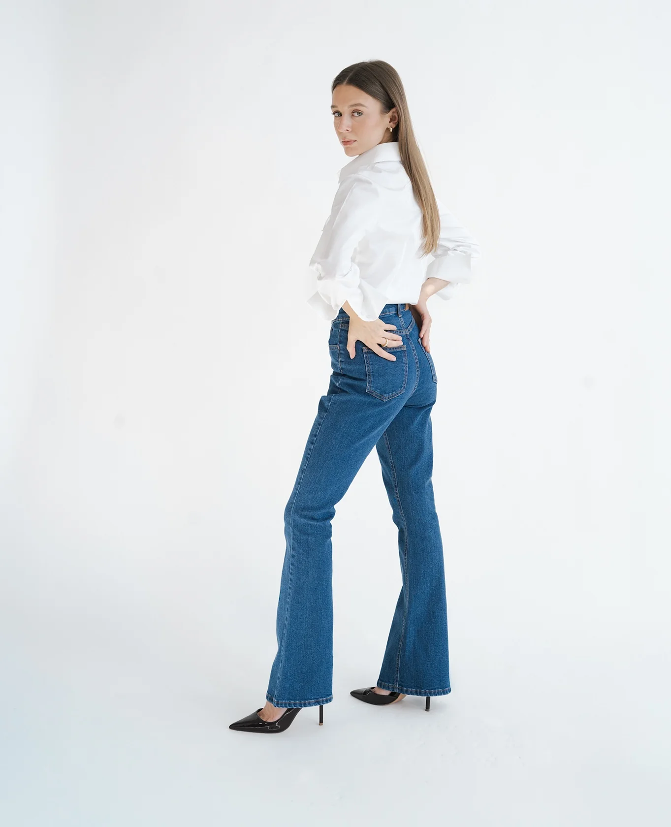Jeansy REVERIS Navy - Image 3