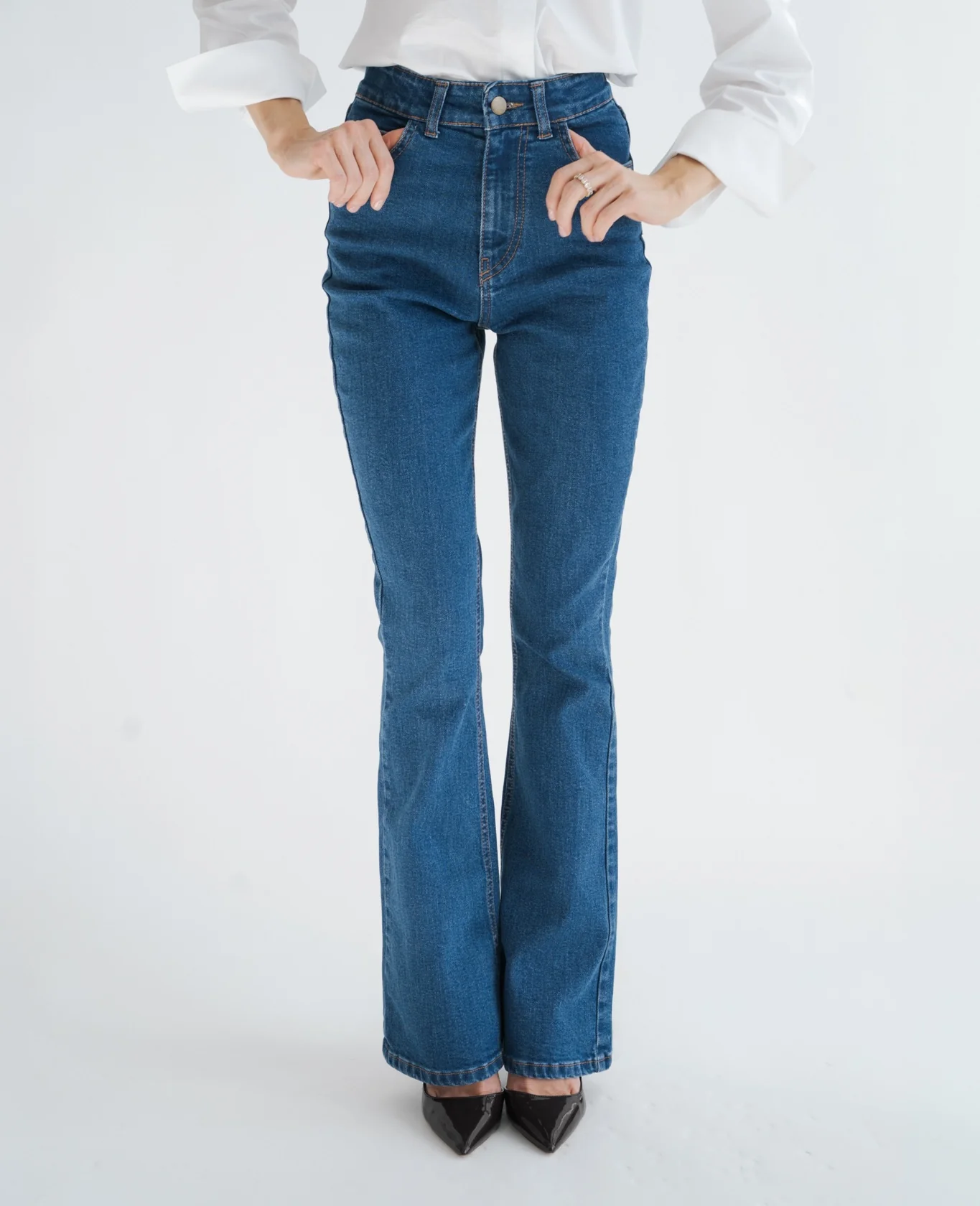 Jeansy REVERIS Navy - Image 4