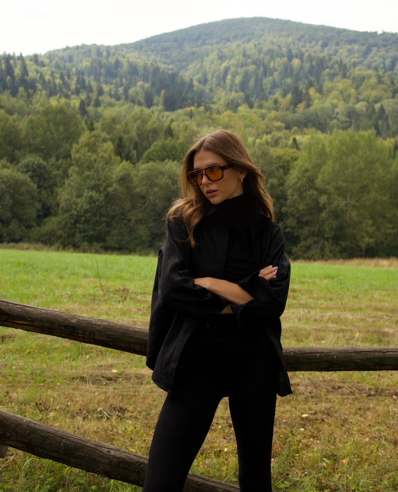 Koszula CHIC Linen Black - Image 3