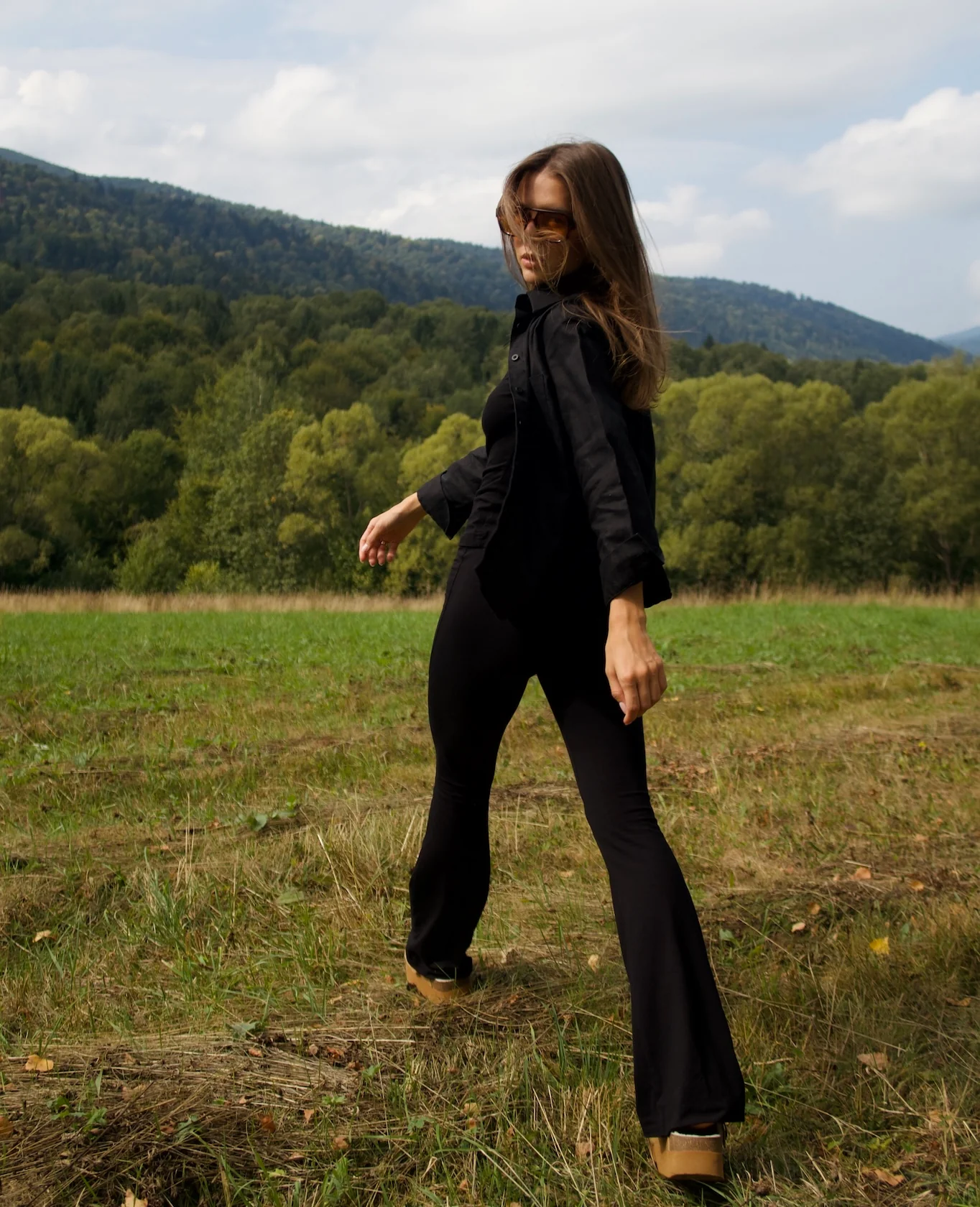 Koszula CHIC Linen Black - Image 4