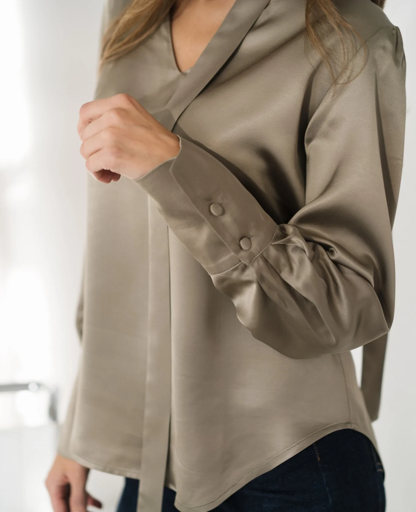 Koszula SALMA Olive - Image 4
