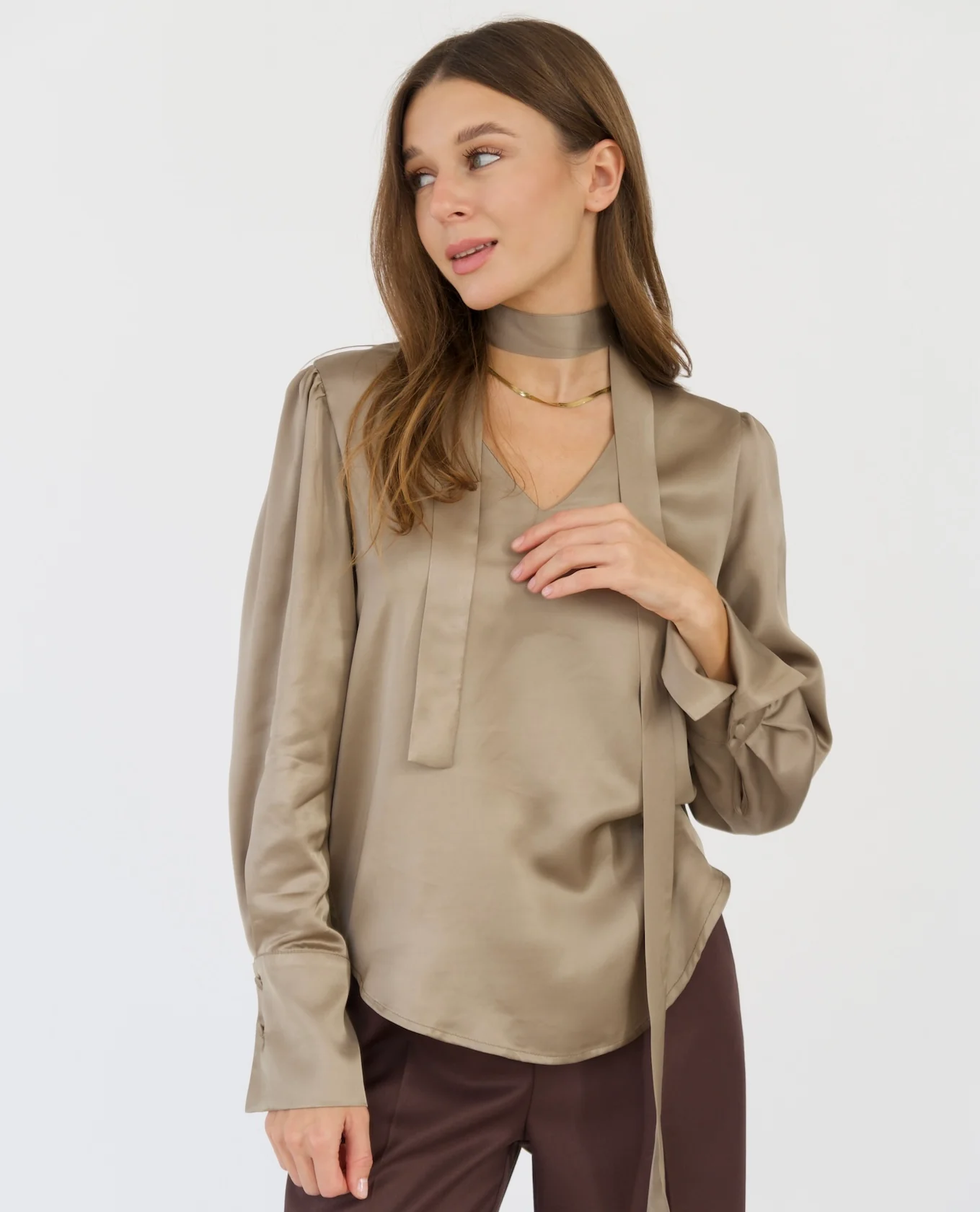 Koszula SALMA Olive - Image 5