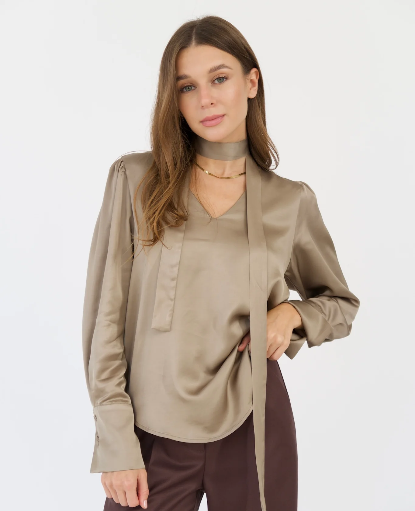 Koszula SALMA Olive - Image 6