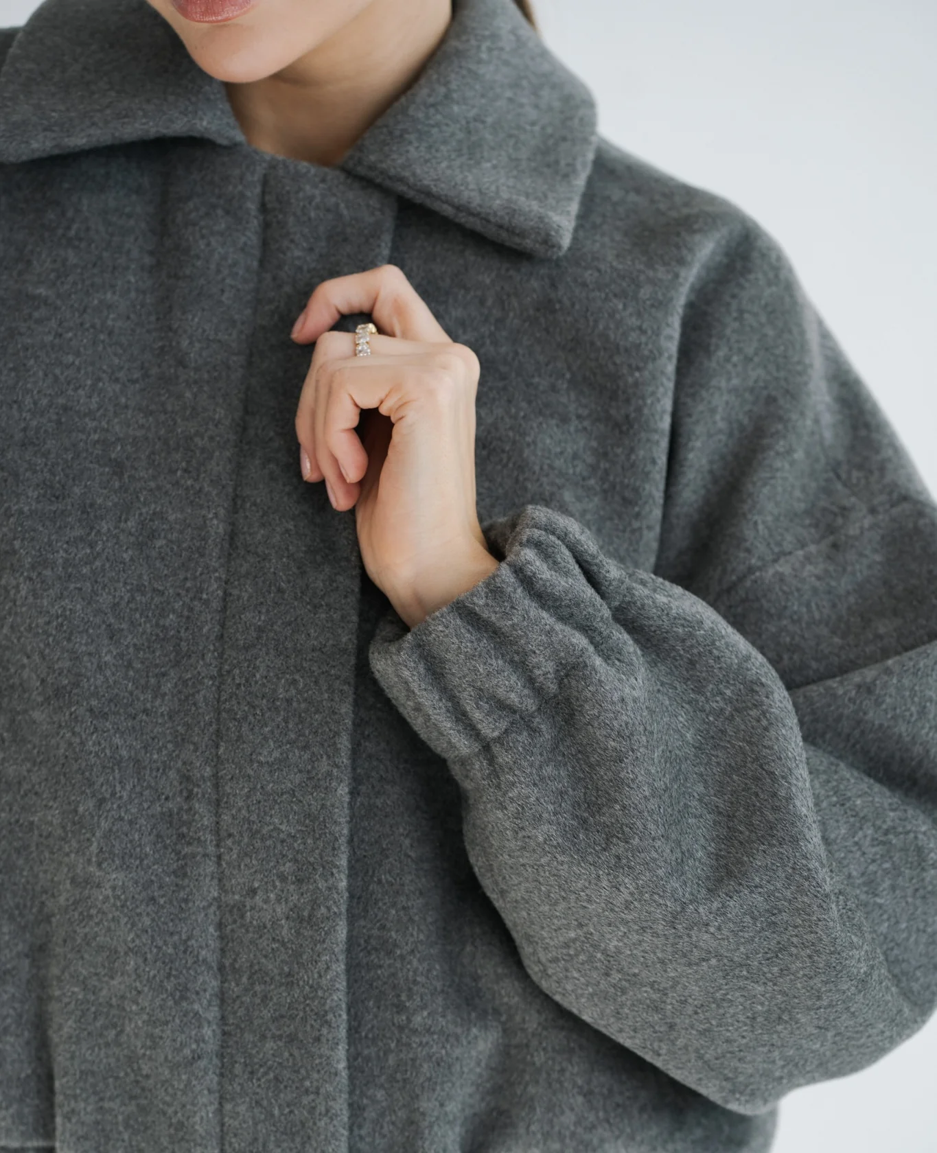 Kurtka DIUNA Wool Gray - Image 7
