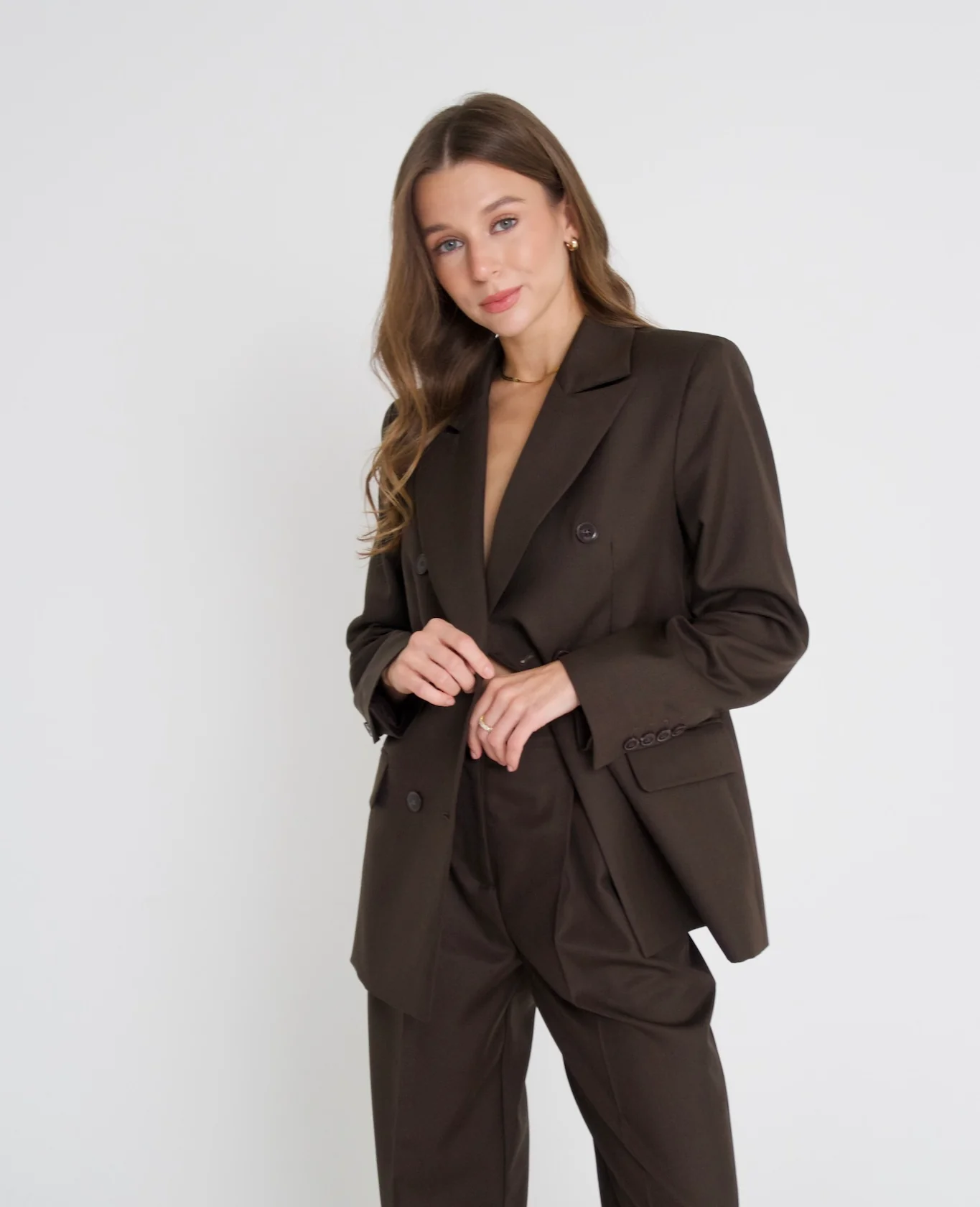 Marynarka VIENNA Wool Brown - Image 5
