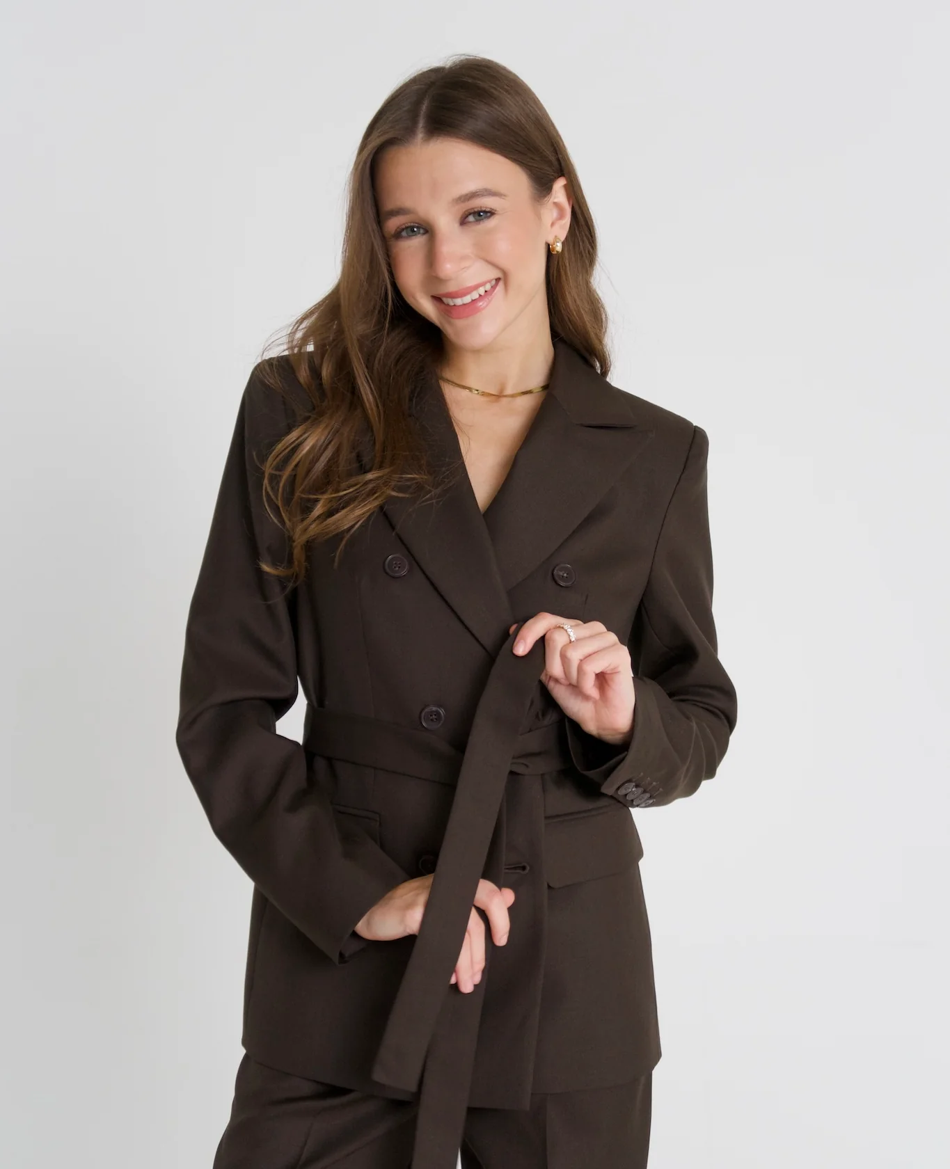 Marynarka VIENNA Wool Brown - Image 6