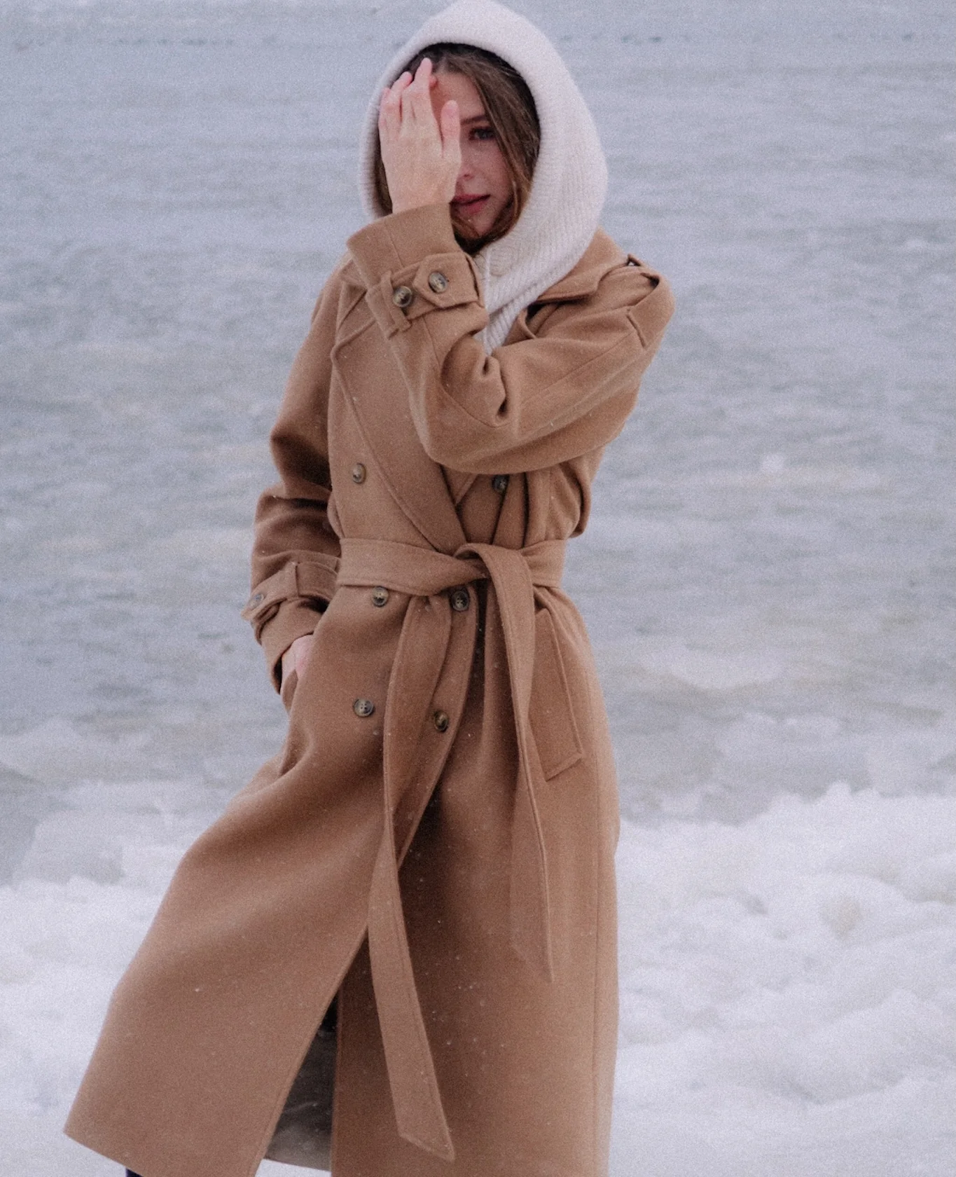 Płaszcz LORISSE Camel - Image 9