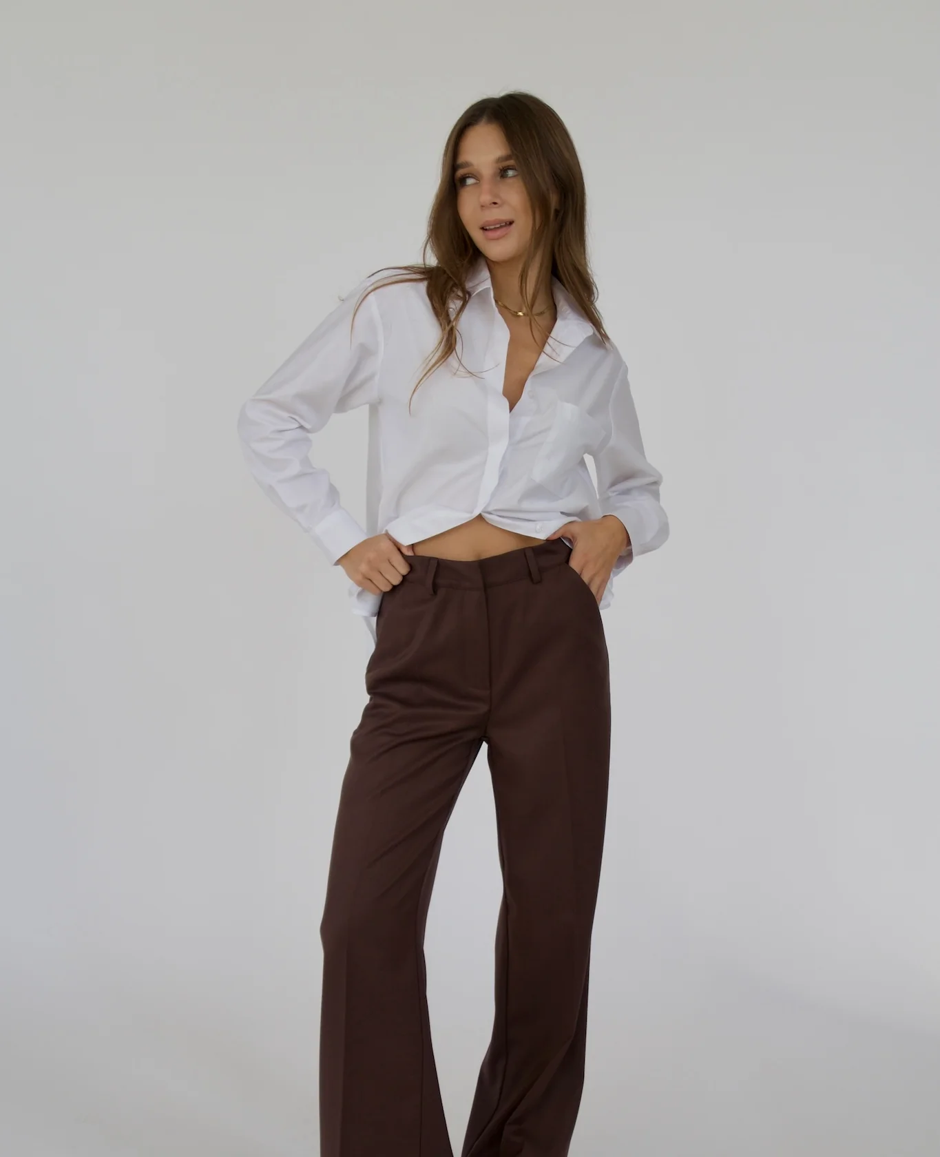 Spodnie LEO Brown - Image 3
