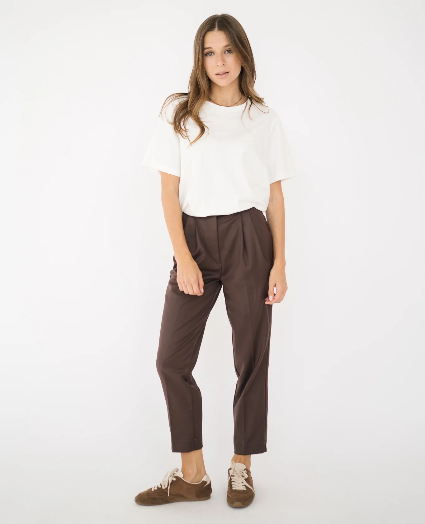 Spodnie VENTI Brown - Image 2