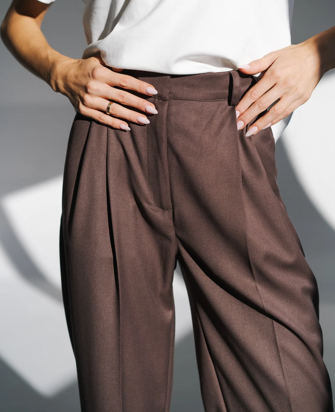 Spodnie VENTI Brown - Image 3