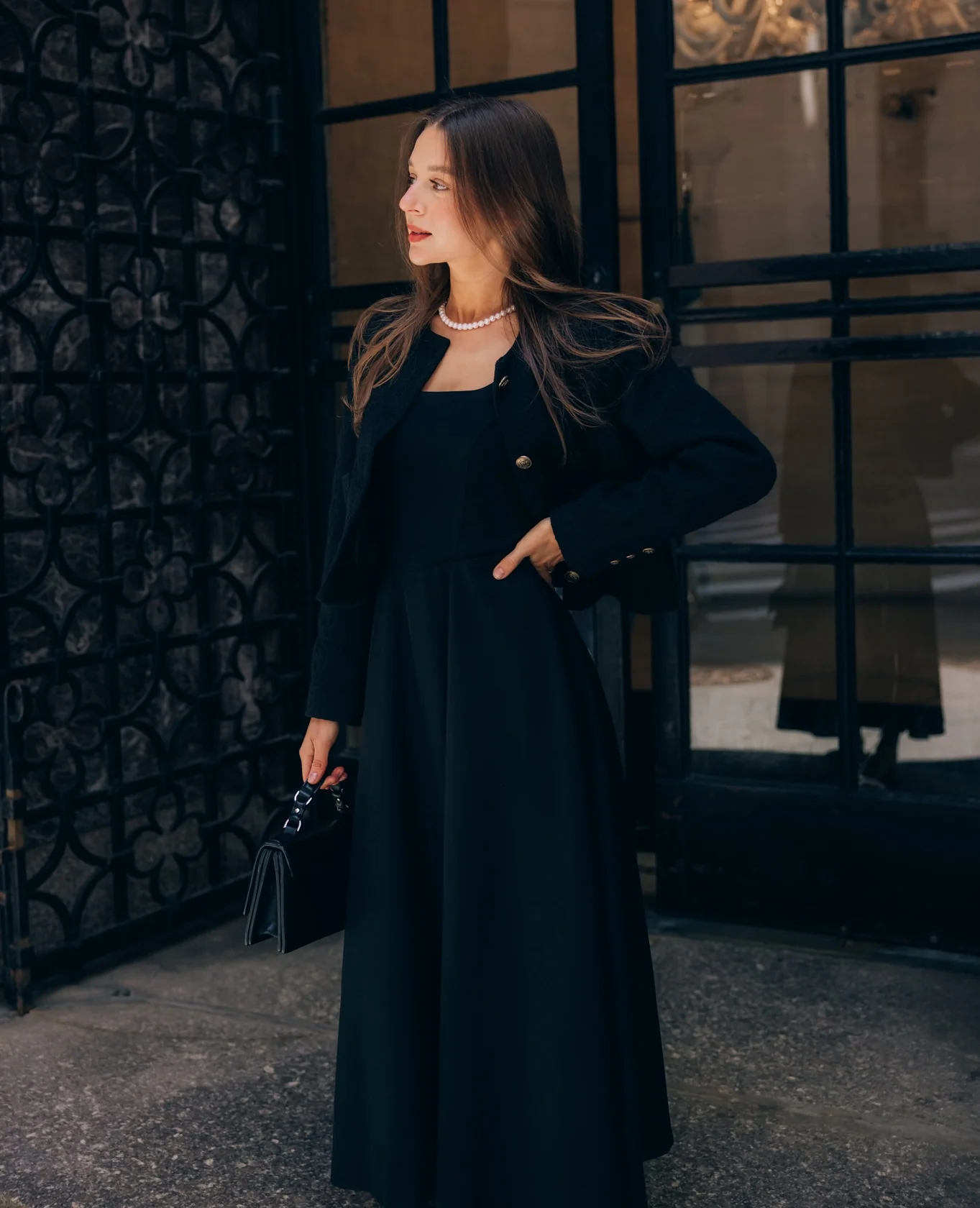 Sukienka ODETTA Black - Image 6