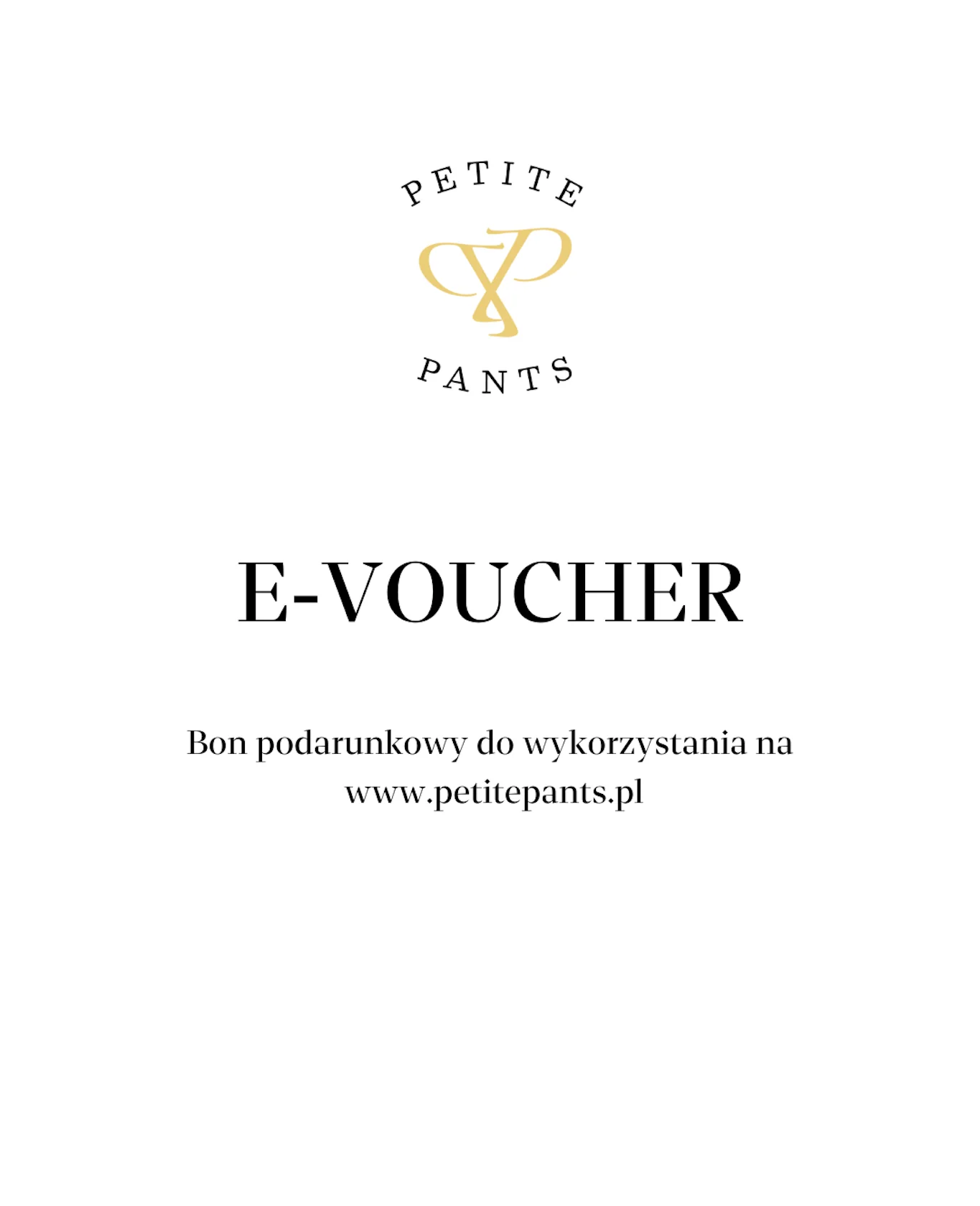 Voucher Petite Pants